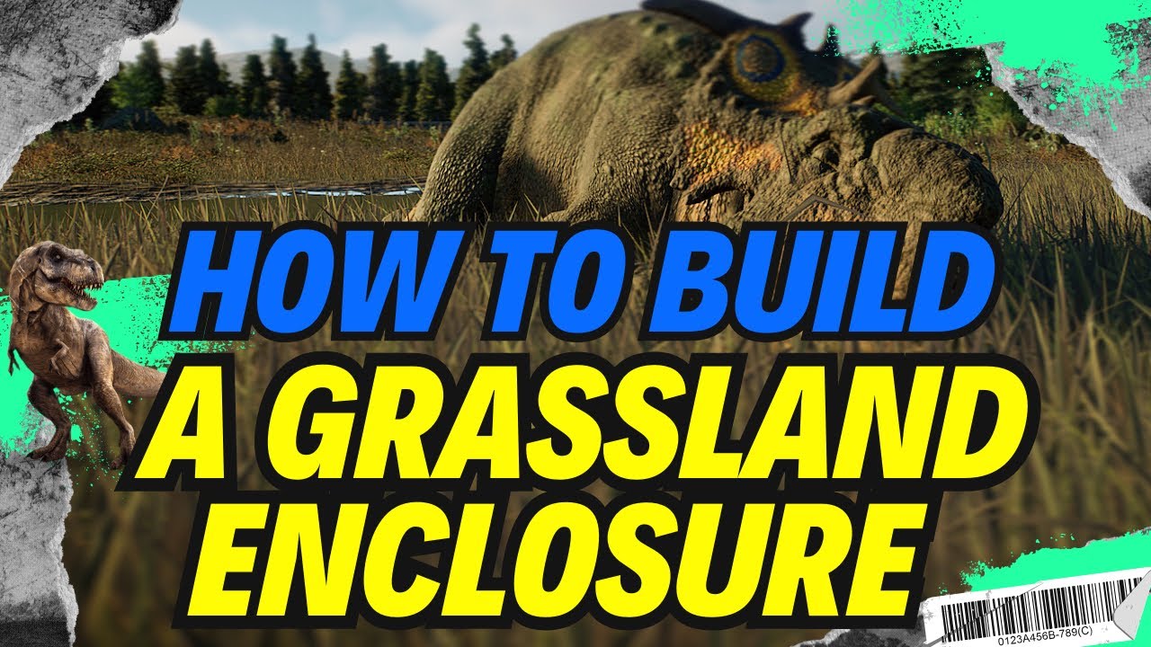 Jurassic World Evolution 2, How To Build A Grassland Enclosure. YouTube
