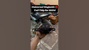 Universal Magnetic tail tidy installation on Yamaha R15M #shorts #youtubeshorts #modified