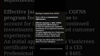 Update for you all regarding CGFNS.. #usrn #nclexrn #nclexjourney #CGFNS #cesreport #visascreening