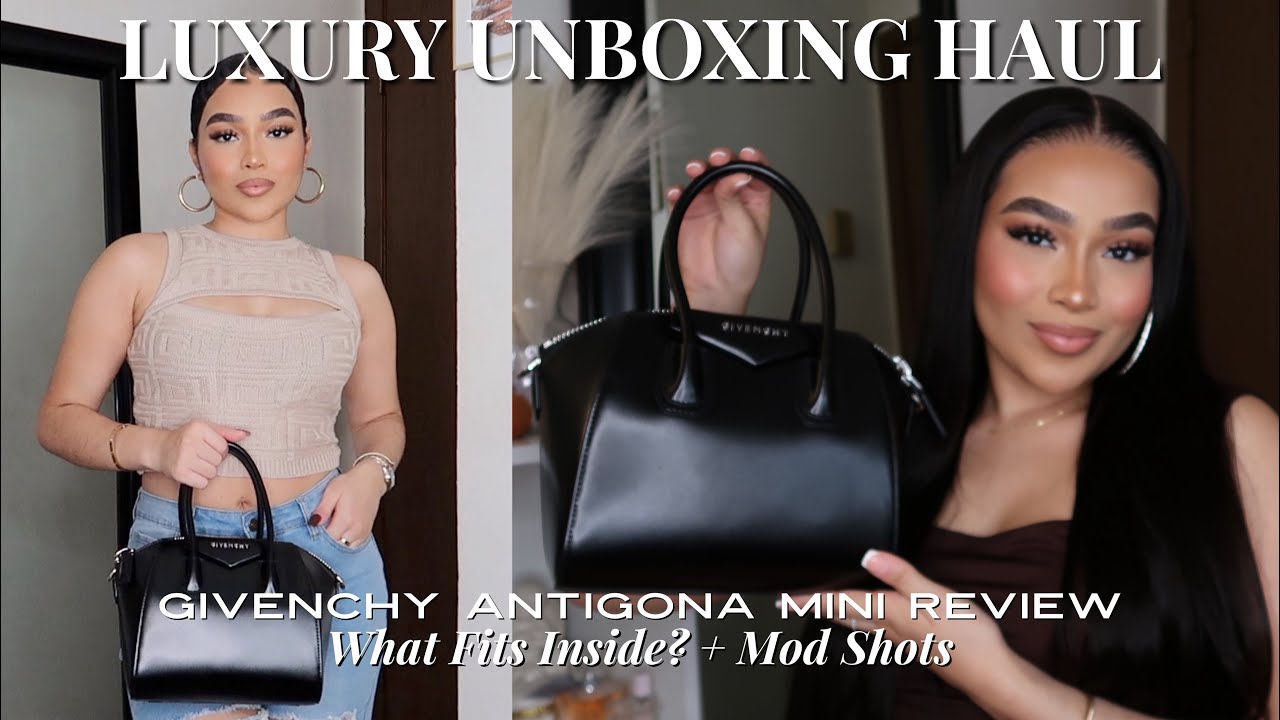 [名作] GIVENCHY 'Antigona' mini handbag Givenchy Antigona Leather Mini Bag | Black | FARFETCH