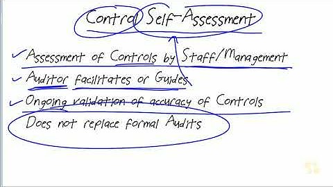 CBT Nuggets ISACA CISA  Part 08   Control Self Assessment