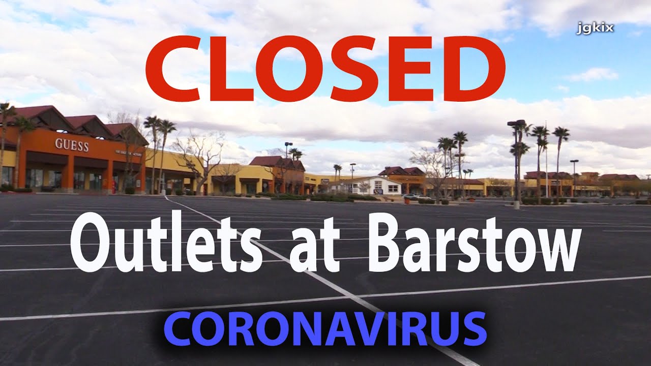 CLOSED Outlets at Barstow YouTube