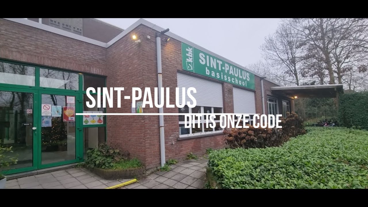 Dit is onze code Sint Paulus