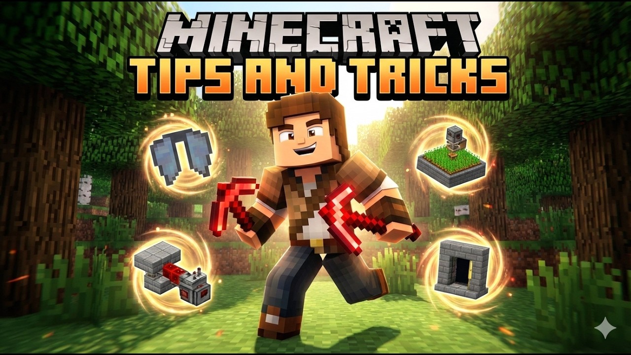 Minecraft Bedrock Hacks & Tips for Easy Survival 🚀 - YouTube