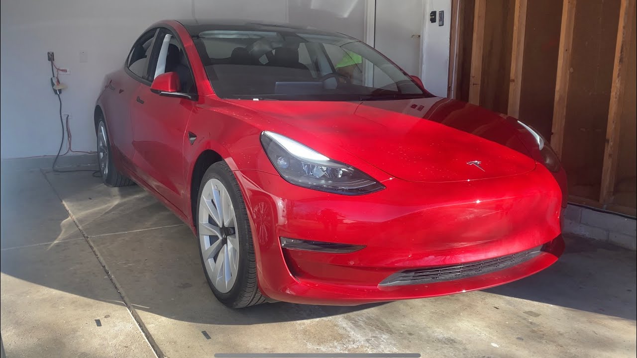 Tesla Light Show Animation For Super Bowl (2023 Model 3)