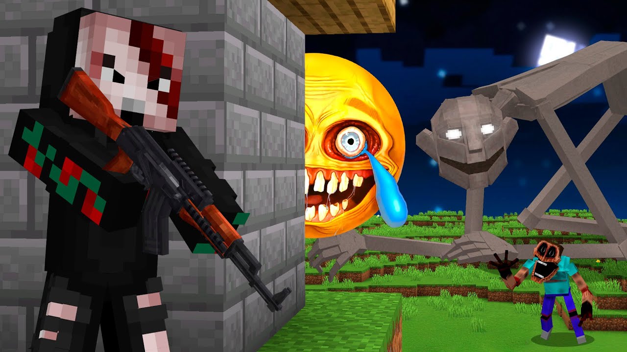 Usé Armas vs Criaturas Aterradoras en Minecraft