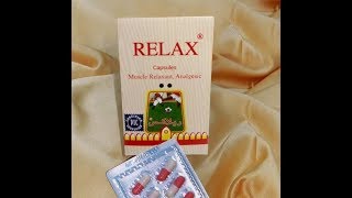 ريلاكس كبسولات مسكن للآلام وباسط للعضلات Relax Capsules