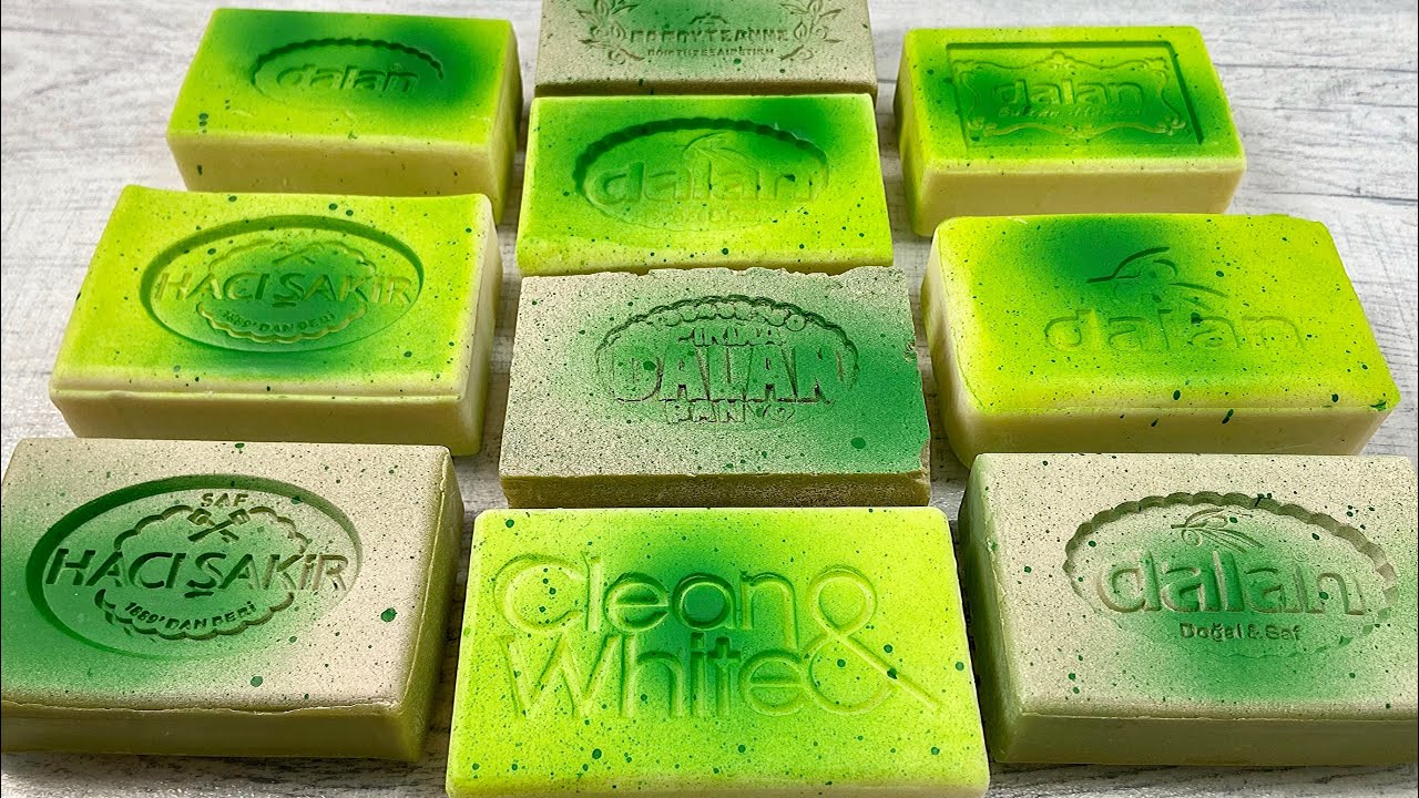 ASMR soap cutting * Painted soap * Satisfying video * Soap crunch * Резка крашенного мыла АСМР