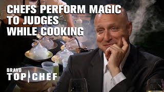 Chefs Perform Magic Tricks While Cooking | Top Chef: California