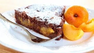 Tarta de Chocolate y Albaricoques