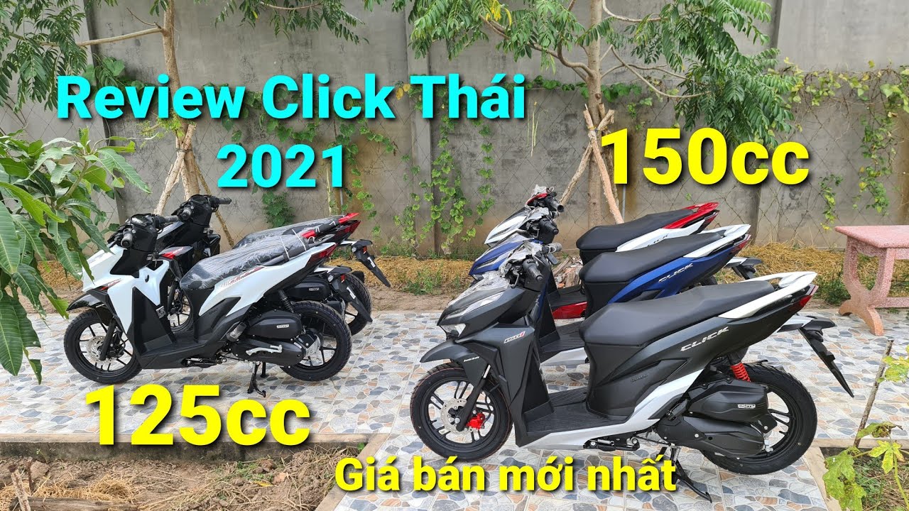 Cận cảnh Honda Click Thái 2021 màu mới nhất tại Mai Duyên. Click125 mới ...