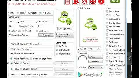 cara membuat aplikasi android untuk blog dan website