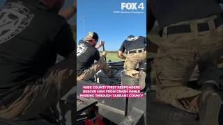First responders rescue man from crash