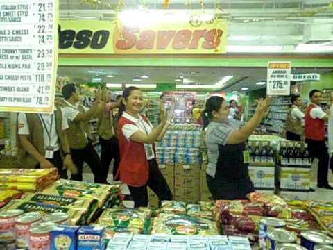 dancing employees of Puregold St. Francis