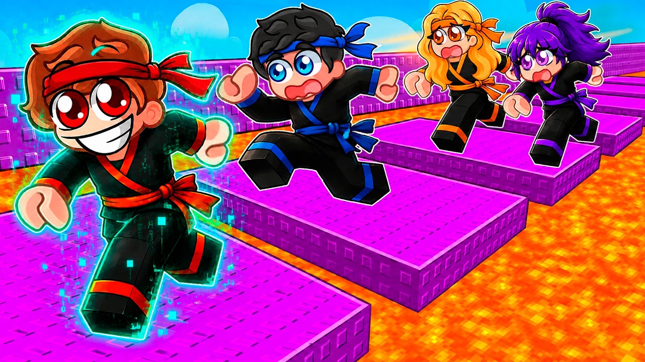 Me Hice Pasar por NOOB, después USÉ NINJAS LEGENDARIOS en Roblox!
