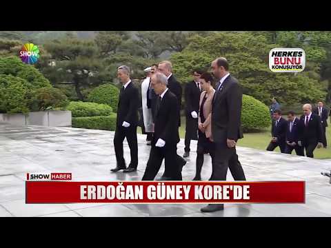 Erdoğan Güney Kore'de