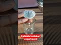 What is colloidal solution #shorts