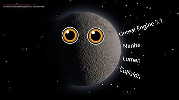 Unreal Engine 5.1 Planet, Nanite, Lumen and working collisions.