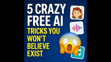 5 Crazy Free AI Tools For Creators You Wont Believe Exist!