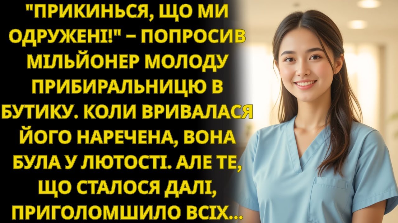 Прибиральниця мила підлогу, коли незнайомець прошепотів: 
