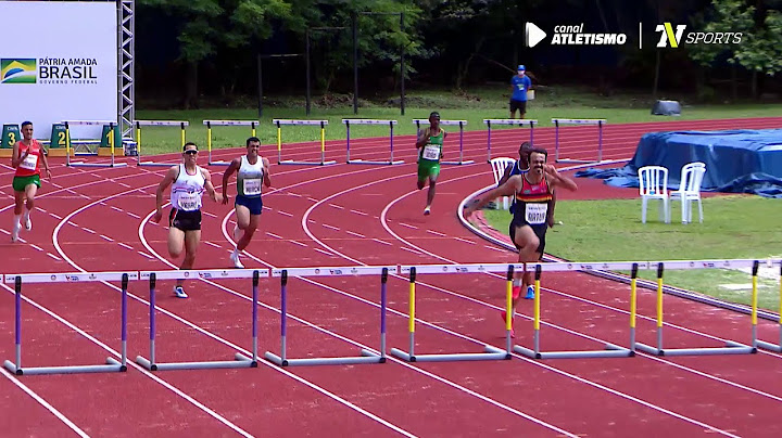 Final 400m com Barreiras Masculino XXXIX Troféu Brasil Caixa de Atletismo