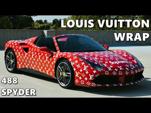 Ferrari 488 Louis Vuitton Wrap - YouTube