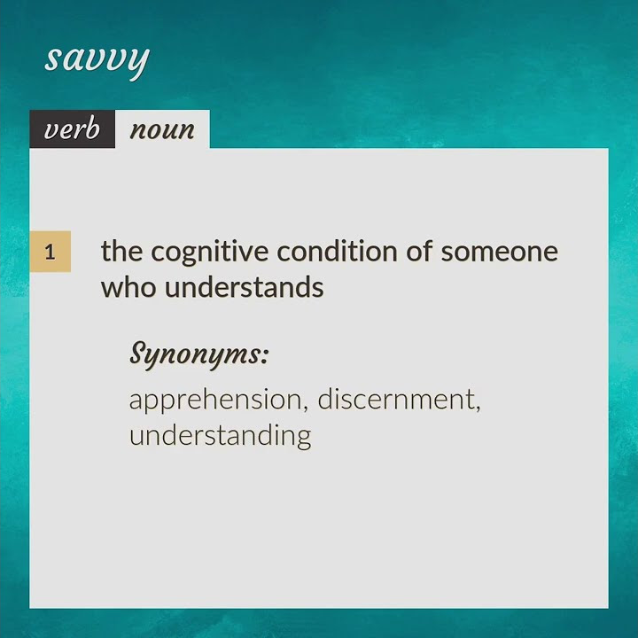 savvy-meaning-of-savvy-youtube