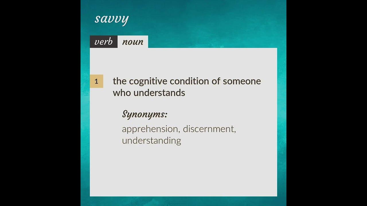 savvy-meaning-of-savvy-youtube