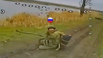 Russian troops are using tree branches against Ukrainian FPV drones.