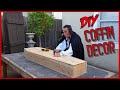 Coffin Halloween Prop - Coffin Shaped Shelf Furniture - DIY Halloween Decoration Idea