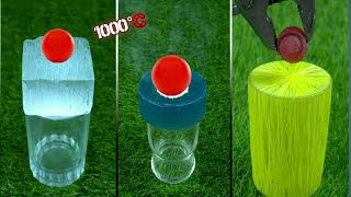 Red Hot Ball Vs Everyday Objects Shocking Results 1000C Red Hot Ball Experiment