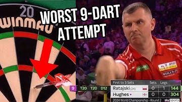 WORST EVER Nine-Darter Attempt (Krzysztof Ratajski Reacts)