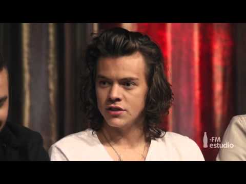 One Direction en coca cola fm estudio