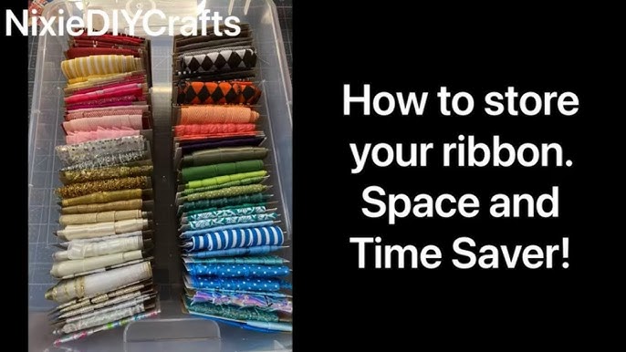 DIY Rolling Ribbon Storage Organizer Rack – Kim & Garrett Make It!