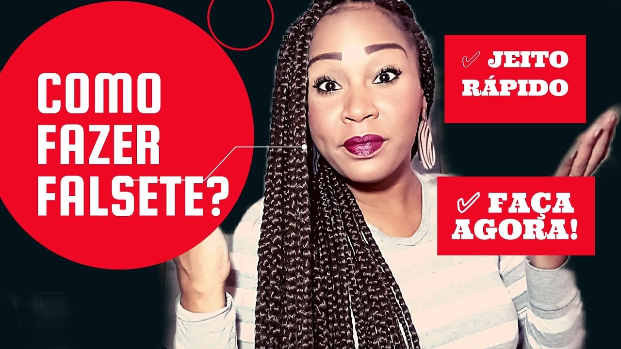 COMO FAZER FALSETE | SEM ENROLAÇÃO - Com Aline Santana 