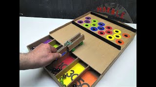 How to make Marble Game / Marble ball Round game out of cardboard by KmiX 1,249 views 4 weeks ago 6 minutes, 48 seconds