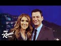 Capture de la vidéo Celine Dion On Being Involved In A Fight, Flipping Plates & Prince (Jimmy Kimmel Live!, Sep. 2013)