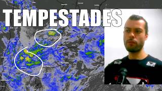 frente fria favorece termpestades nas proximas horas