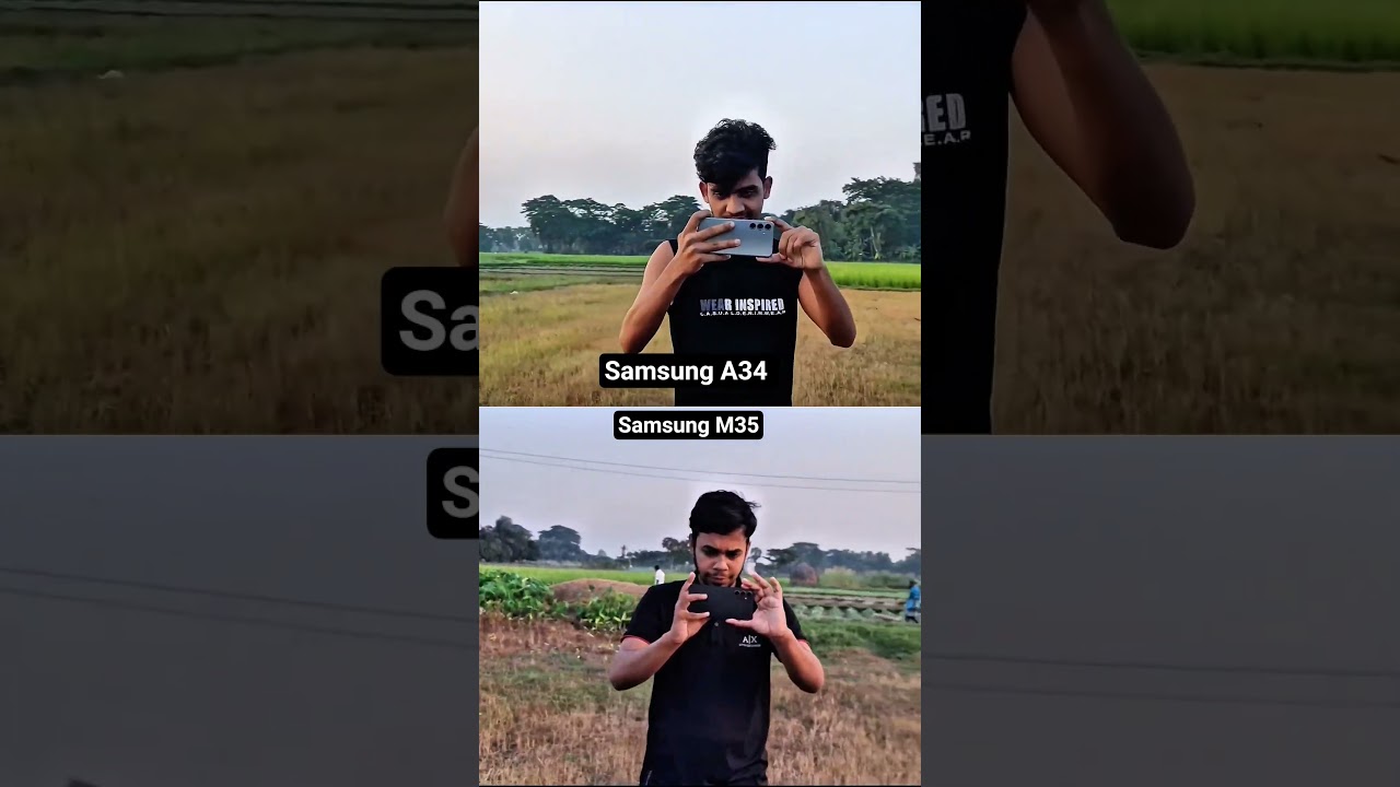 Samsung A34 vs Samsung M35 compere video 2025