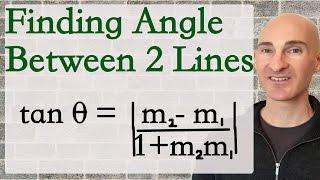 Finding Angle Between 2 Lines (Formula)