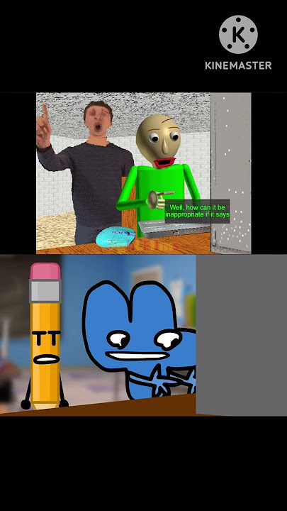 Baldi Reacts to You're Mine vs. Four Reacts to You're Eliminated #baldisbasics #shorts
