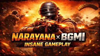 BGMI Gameplay 🔥 Narayana Song Edit | Intense Clutch &amp; Smooth Kills | BGMI Montage