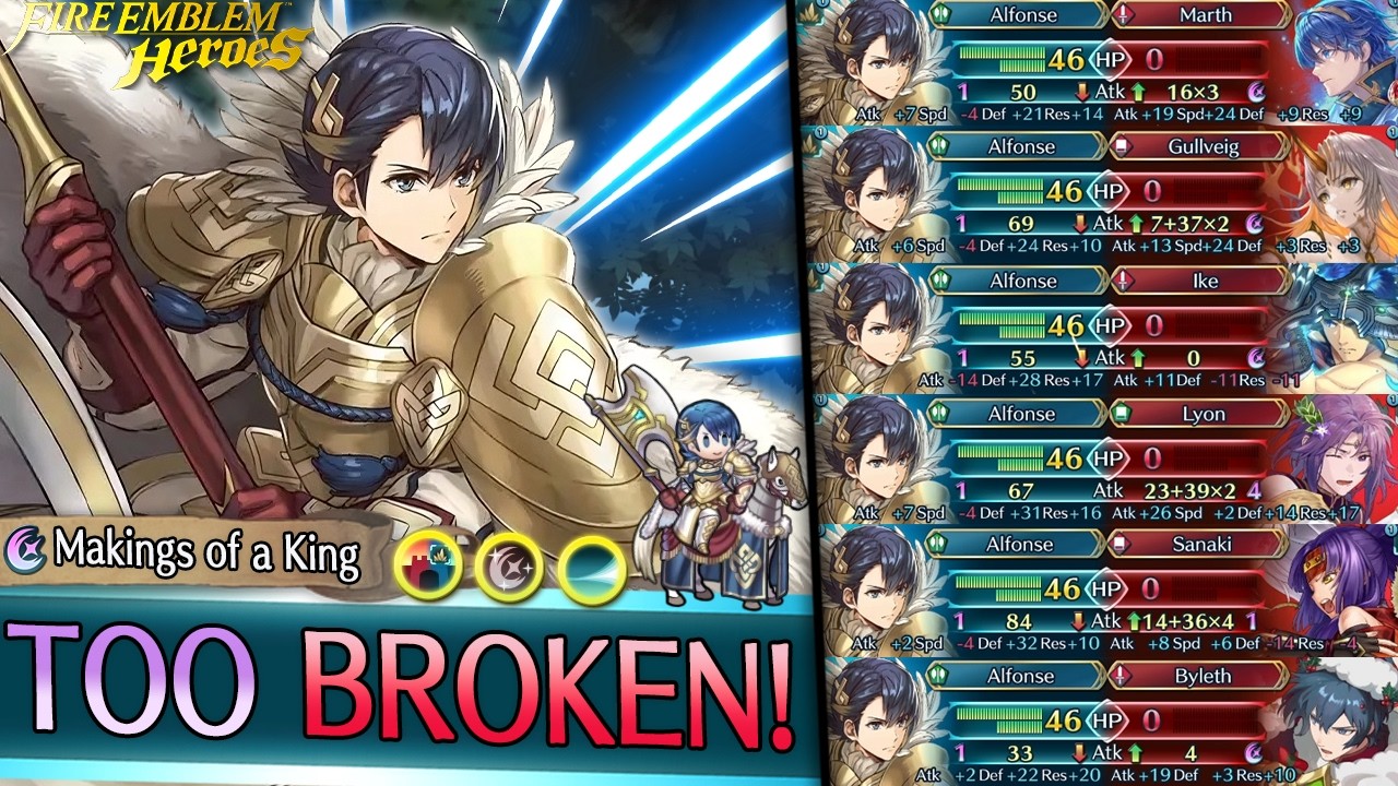Brave Alfonse is TOO BROKEN! | Fire Emblem Heroes Brave Alfonse Showcase