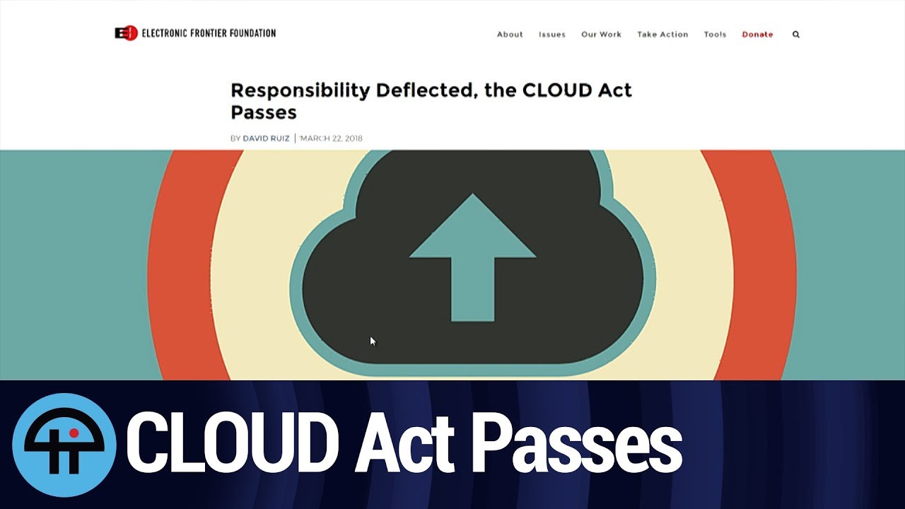 CLOUD Act Targets Overseas Data