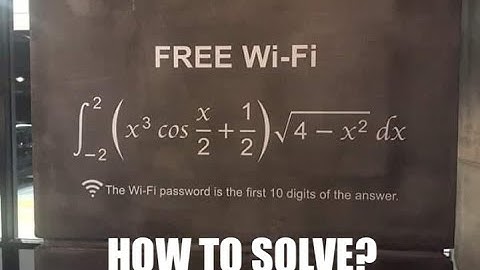 WiFi Integral (with quick solution)
