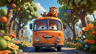 Tamarin Bus Adventure  Fun Animal Ride Song for Kids and Toddlers