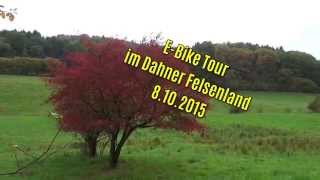 Dahner Felsenland E-Bike Tour nach Rumbach/Nothweiler 8.10.2015 Teil 1