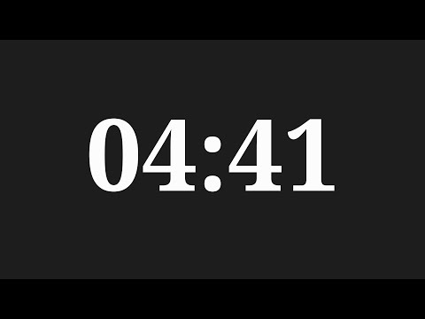 4 Minutes 41 Seconds Countdown Timer