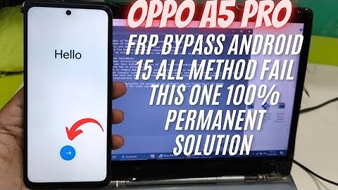 Oppo A5 Pro FRP Bypass Android 15 | 2025 Only This Method | UnlockTool