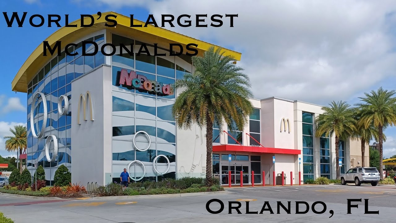 World's Largest McDonald's, Orlando, Florida. - YouTube